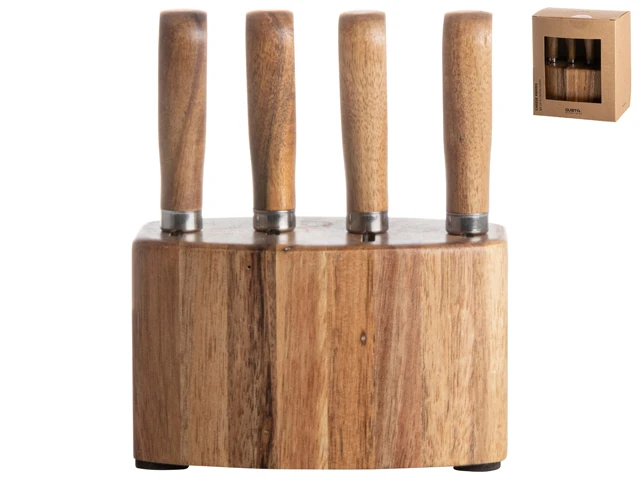 Gusta Kaasmesjes met Houder - 4 stuks Gusta Kaasmesjes Met Houder - 4 Stuks -Goedkope Keuken Benodigdheden 02130990 01