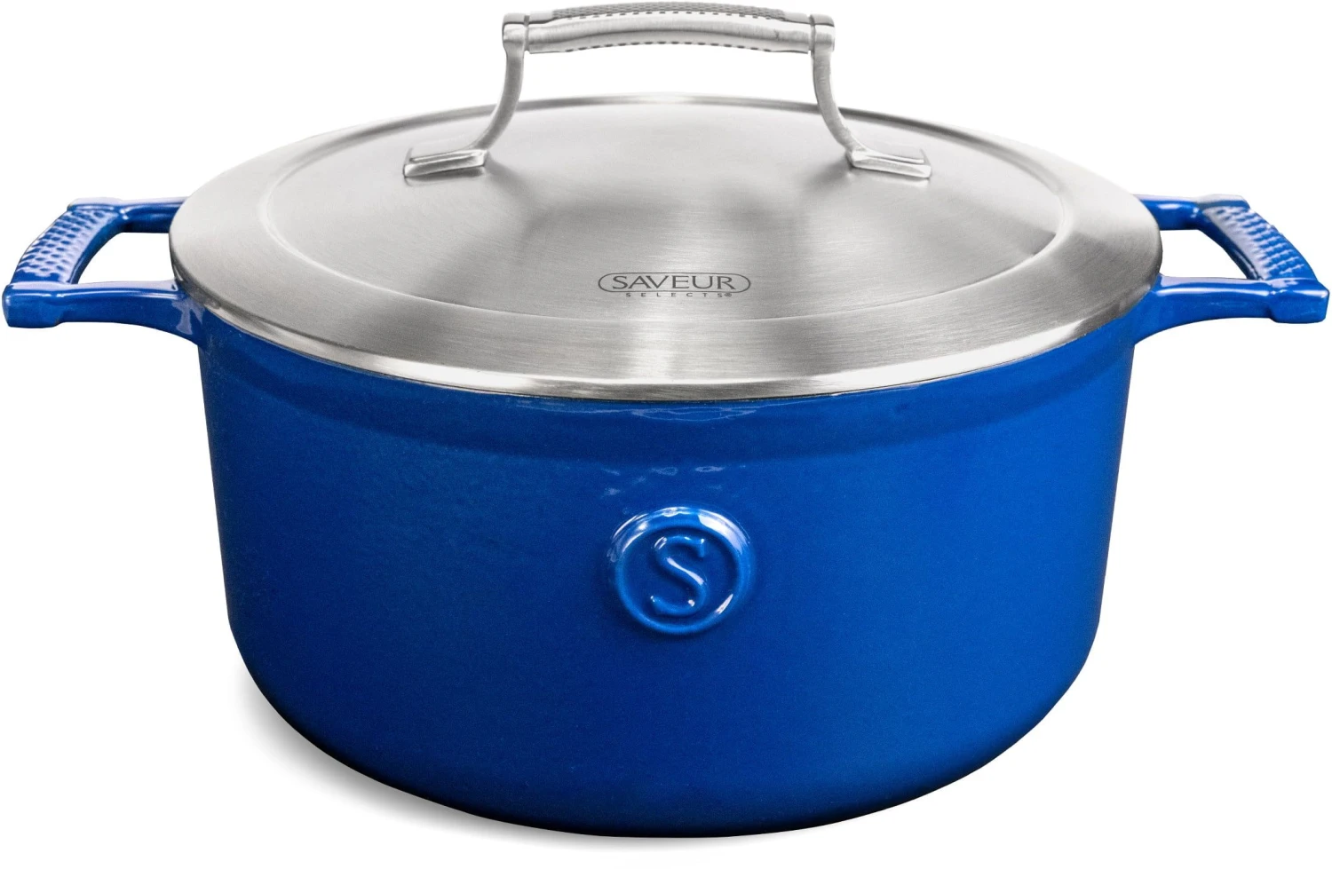 Saveur Selects Braadpan Voyage - Classic Blue - ø 25 cm / 4.7 liter - geëmailleerde anti-aanbaklaag Saveur Selects Braadpan Voyage - Classic Blue - ø 25 Cm / 4.7 Liter - Geëmailleerde Anti-aanbaklaag -Goedkope Keuken Benodigdheden 1 1 8