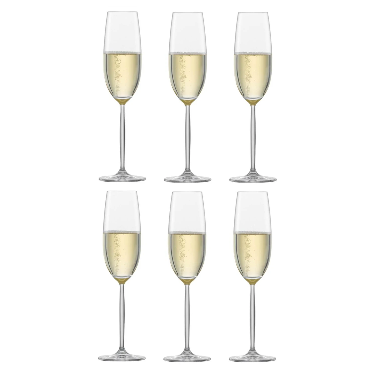 Schott Zwiesel Champagneglazen Diva - 220 ml - 6 stuks Schott Zwiesel Champagneglazen Diva - 220 Ml - 6 Stuks -Goedkope Keuken Benodigdheden 104100 Sekt 7 mitInhalt 000013402 59292 6 stuks