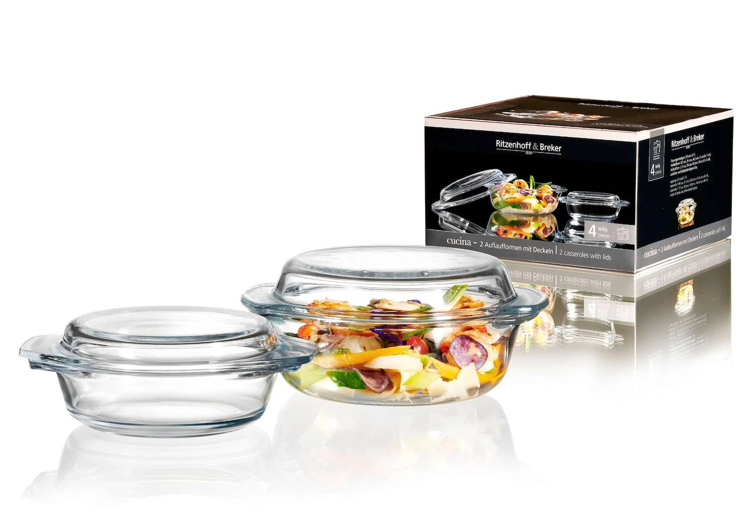 Ritzenhoff & Breker Ovenschaal - set 2-delig - 1.7 liter Ritzenhoff & Breker Ovenschaal - Set 2-delig - 1.7 Liter -Goedkope Keuken Benodigdheden 10483