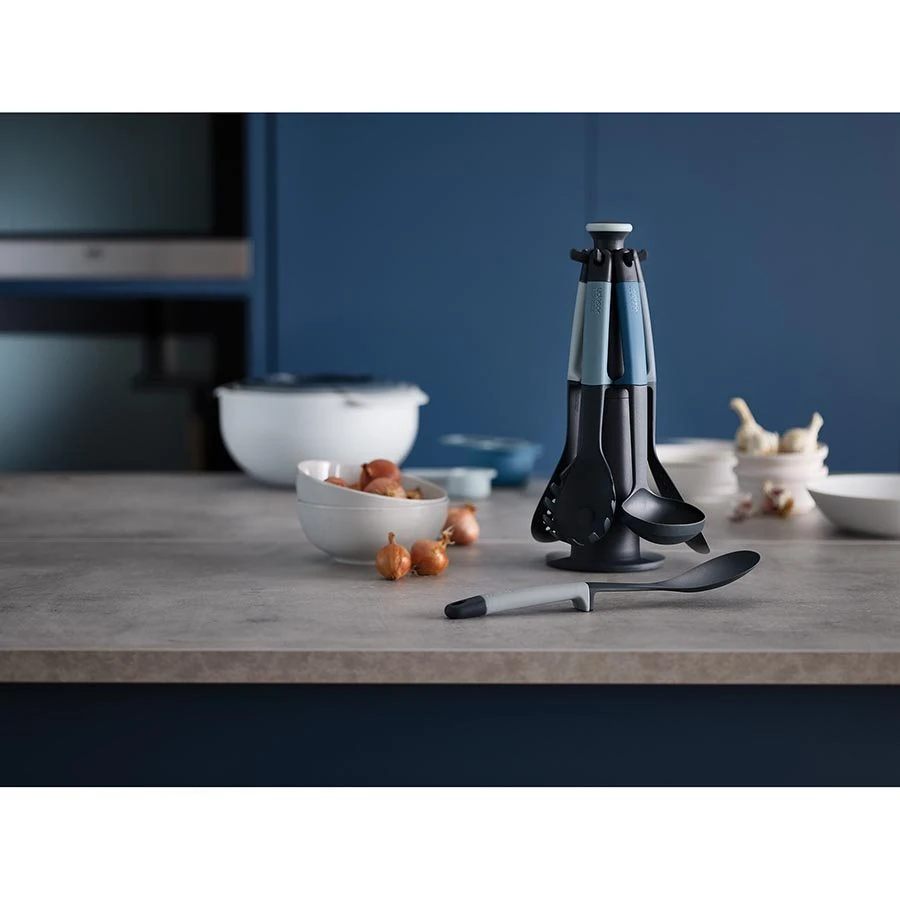Joseph Joseph Carrousel met 6 spatels - Sky Elevate - Blauw Joseph Joseph Carrousel Met 6 Spatels - Sky Elevate - Blauw -Goedkope Keuken Benodigdheden 10525 11 1