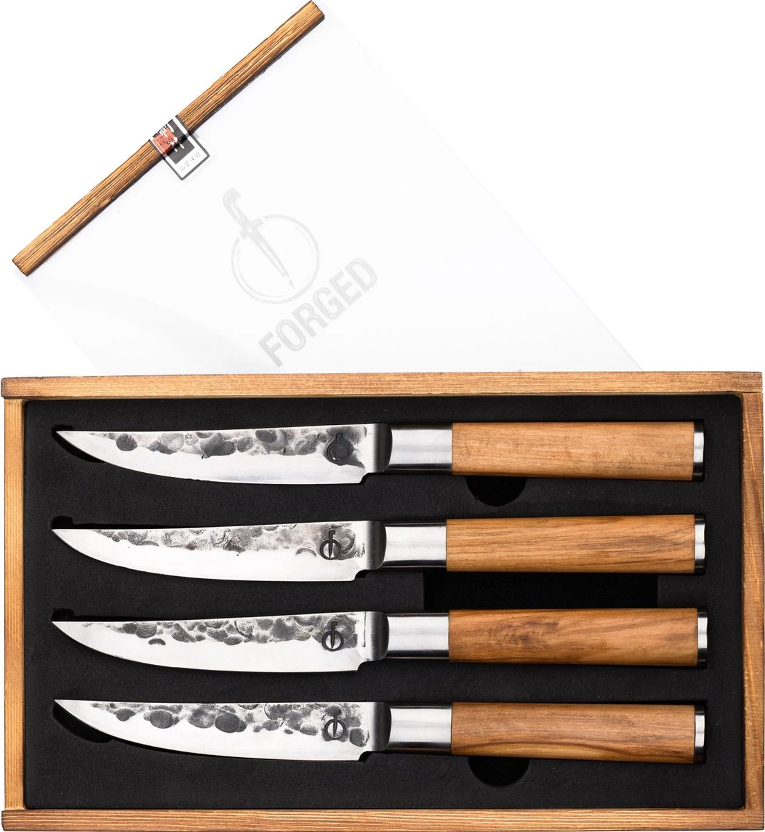 Forged Steakmessen Olive - 4 stuks Forged Steakmessen Olive - 4 Stuks -Goedkope Keuken Benodigdheden