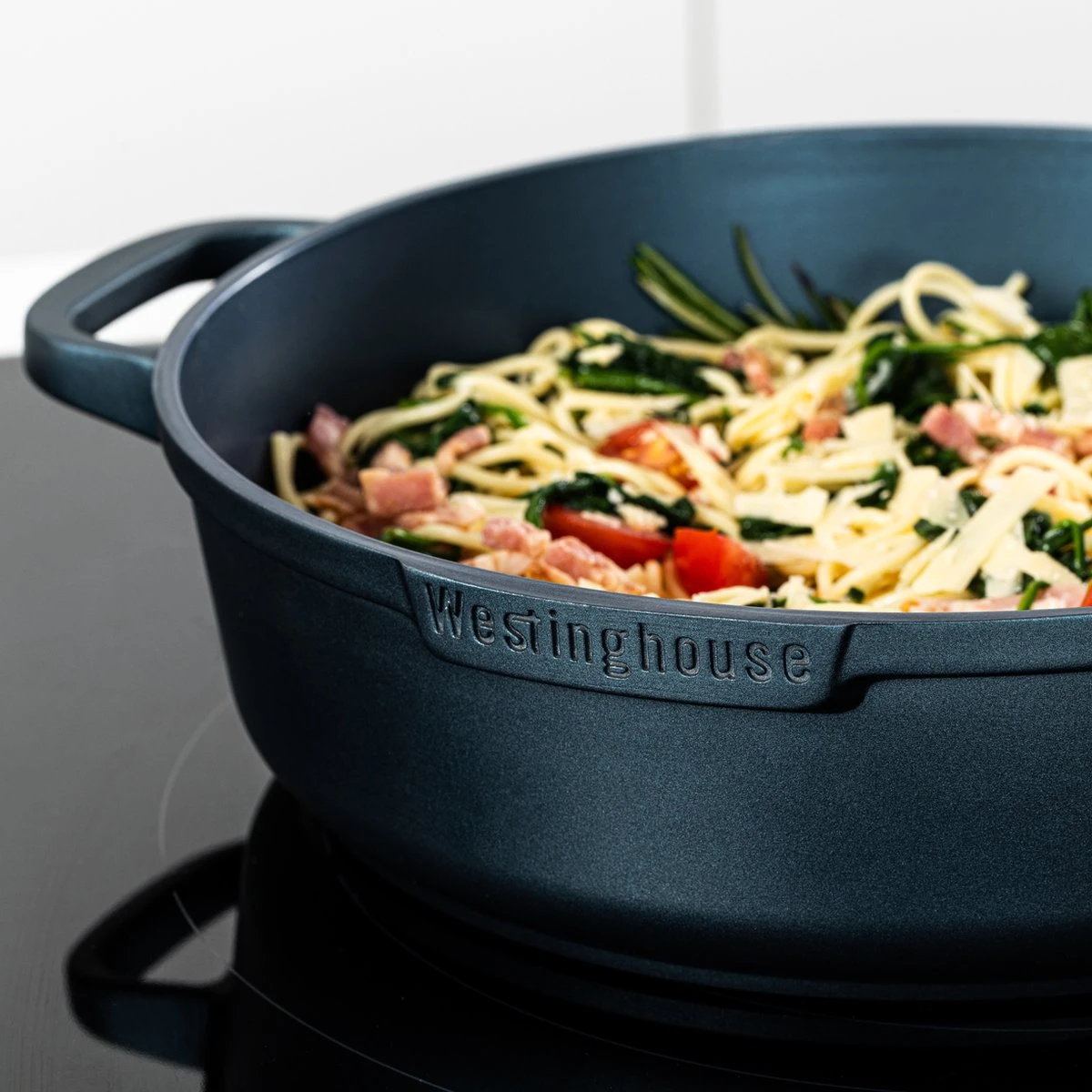 Westinghouse Pannenset Performance - Blauw - 8 pannen - Complete pannenset - Inductie en alle andere warmtebronnen Westinghouse Pannenset Performance - Blauw - 8 Pannen - Complete Pannenset - Inductie En Alle Andere Warmtebronnen -Goedkope Keuken Benodigdheden