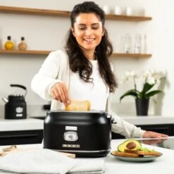 Westinghouse Retro Waterkoker + Broodrooster 2 Sleuven + Staafmixer - Zwart 10 Westinghouse Retro Waterkoker + Broodrooster 2 Sleuven + Staafmixer - Zwart -Goedkope Keuken Benodigdheden 1200x1200 184