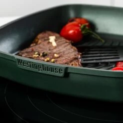Westinghouse Pannenset Performance (Wokpan + Grillpan) ø 28 Cm - Groen - Inductie En Alle Andere Warmtebronnen -Goedkope Keuken Benodigdheden 1200x1200 40