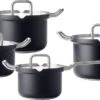 BK Pannenset Q-linair Master Black - 4 Delige Set 2 BK Pannenset Q-linair Master Black - 4 Delige Set -Goedkope Keuken Benodigdheden 1200x621