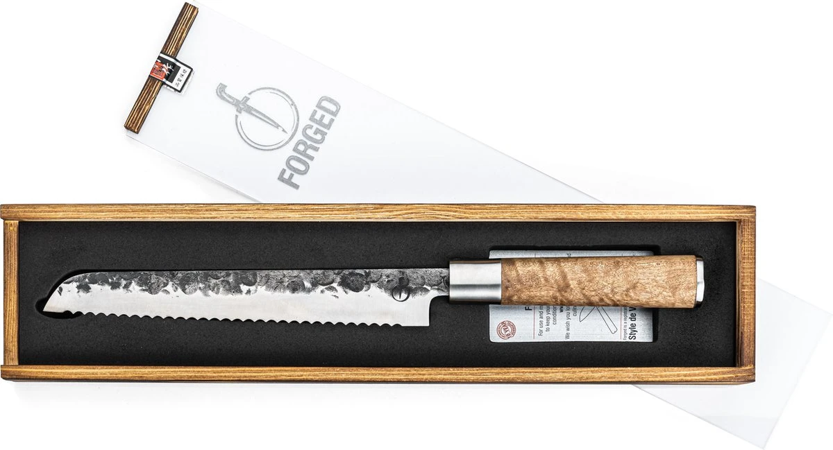 Forged Broodmes VG10 20.5 cm Forged Broodmes VG10 20.5 Cm -Goedkope Keuken Benodigdheden