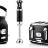 Westinghouse Retro Waterkoker + Broodrooster 4 Sleuven + Staafmixer - Zwart -Goedkope Keuken Benodigdheden 1200x768 2