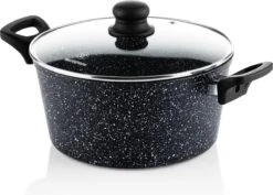 Westinghouse Pannenset Black Marble (Braadpan ø 24 Cm + Steelpan ø 18 Cm) - Inductie En Alle Andere Warmtebronnen -Goedkope Keuken Benodigdheden 1200x862 1