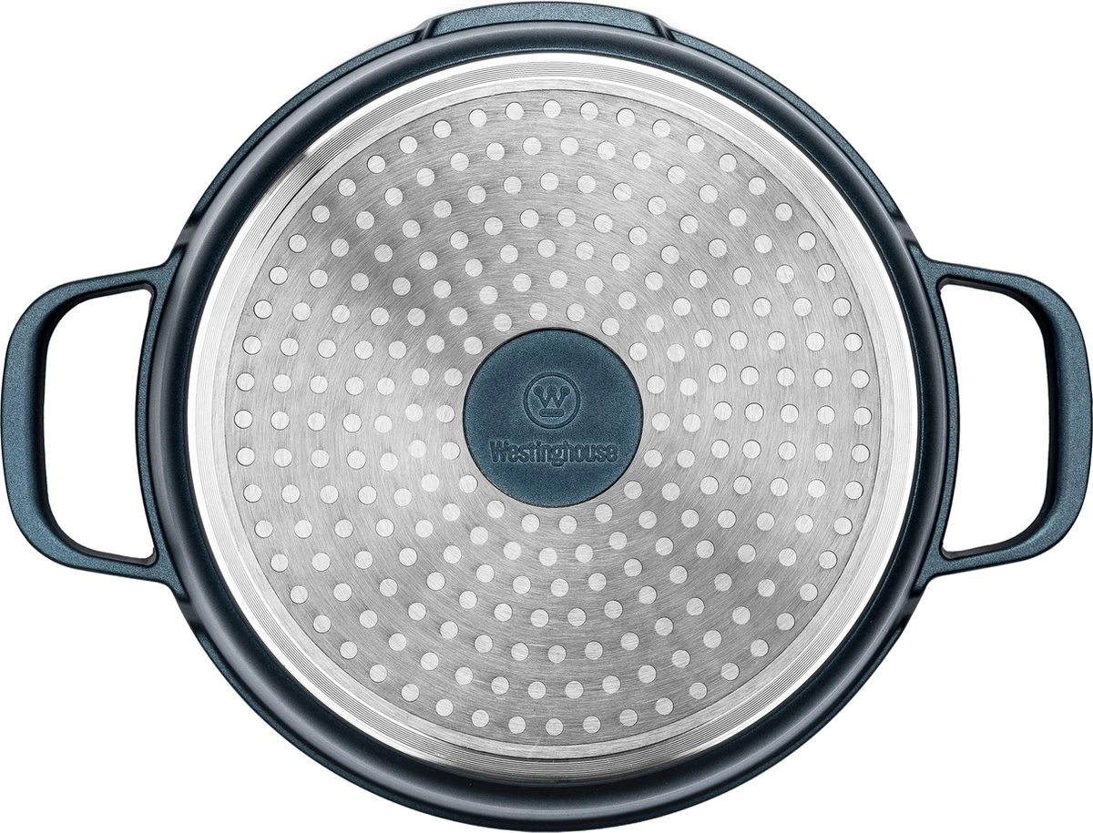 Westinghouse Pannenset Performance - Blauw - 8 pannen - Complete pannenset - Inductie en alle andere warmtebronnen Westinghouse Pannenset Performance - Blauw - 8 Pannen - Complete Pannenset - Inductie En Alle Andere Warmtebronnen -Goedkope Keuken Benodigdheden