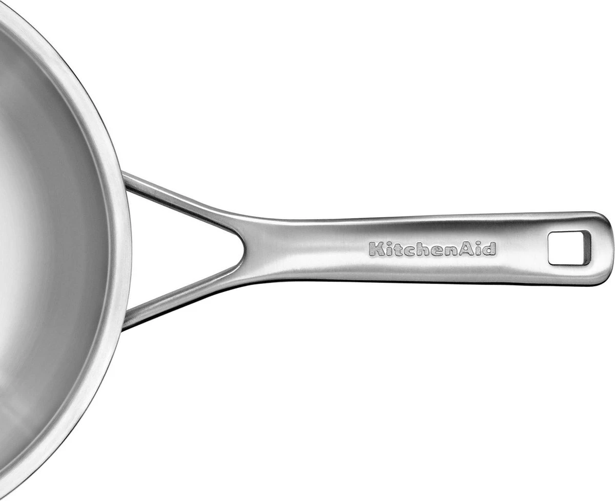 KitchenAid Wokpan - Multi-Ply RVS - ø 28 cm / 3.6 liter KitchenAid Wokpan - Multi-Ply RVS - ø 28 Cm / 3.6 Liter -Goedkope Keuken Benodigdheden 1200x977 1