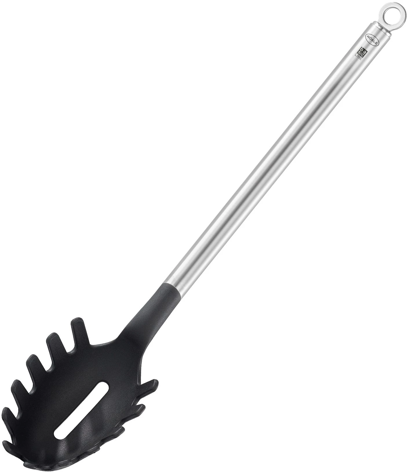 Rosle Basic Line Spaghettilepel - RVS / Siliconen - 31 cm Rosle Basic Line Spaghettilepel - RVS / Siliconen - 31 Cm -Goedkope Keuken Benodigdheden 13706 01 Spaghettiheber 31cm Basic Line