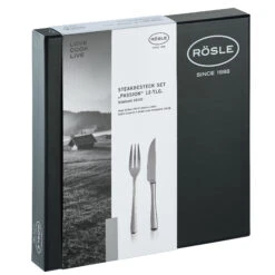 Rosle Steakbestek Passion - 12-Delig -Goedkope Keuken Benodigdheden 13779 04 Steak Besteck Set Passion 12 teilig Edelstahl