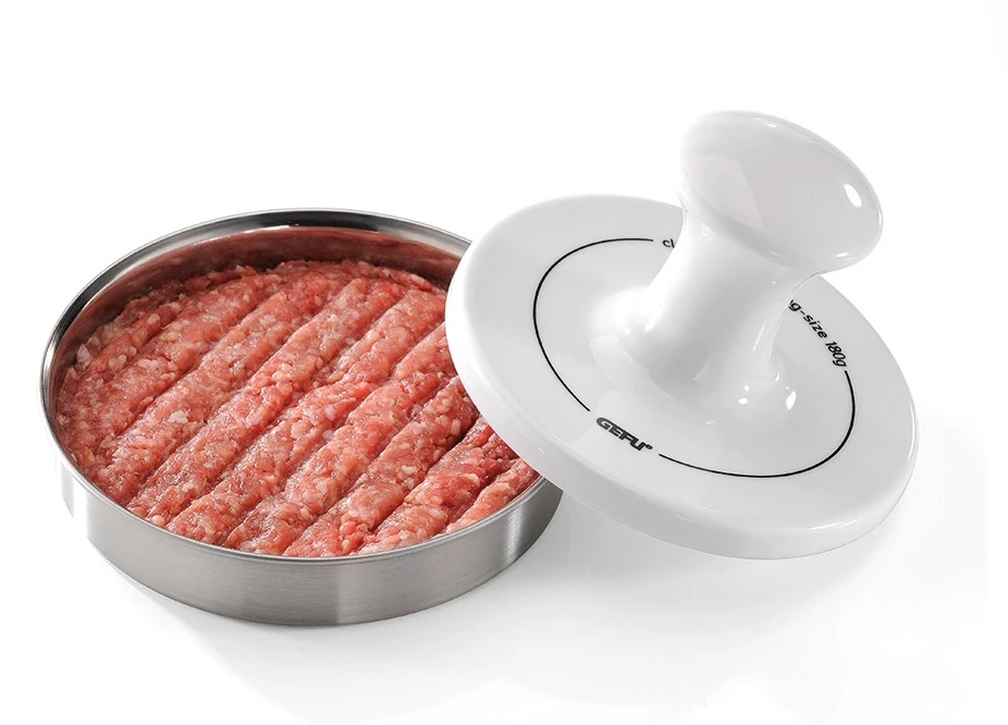 Gefu Hamburgerpers Spark - RVS - ø 13.4 cm Gefu Hamburgerpers Spark - RVS - ø 13.4 Cm -Goedkope Keuken Benodigdheden 15410 Hamburgerpresse Freisteller2 GEFU 01 1