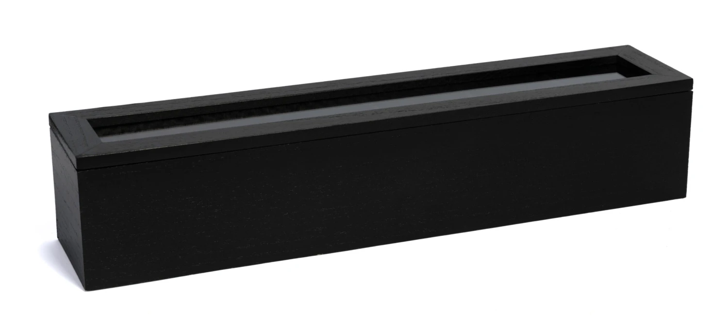 Sakura Tea Theedoos - Zwart - 6-vaks - met Fluweel - 43 x 9 cm Sakura Tea Theedoos - Zwart - 6-vaks - Met Fluweel - 43 X 9 Cm -Goedkope Keuken Benodigdheden 2 6 vaks lang 4 scaled