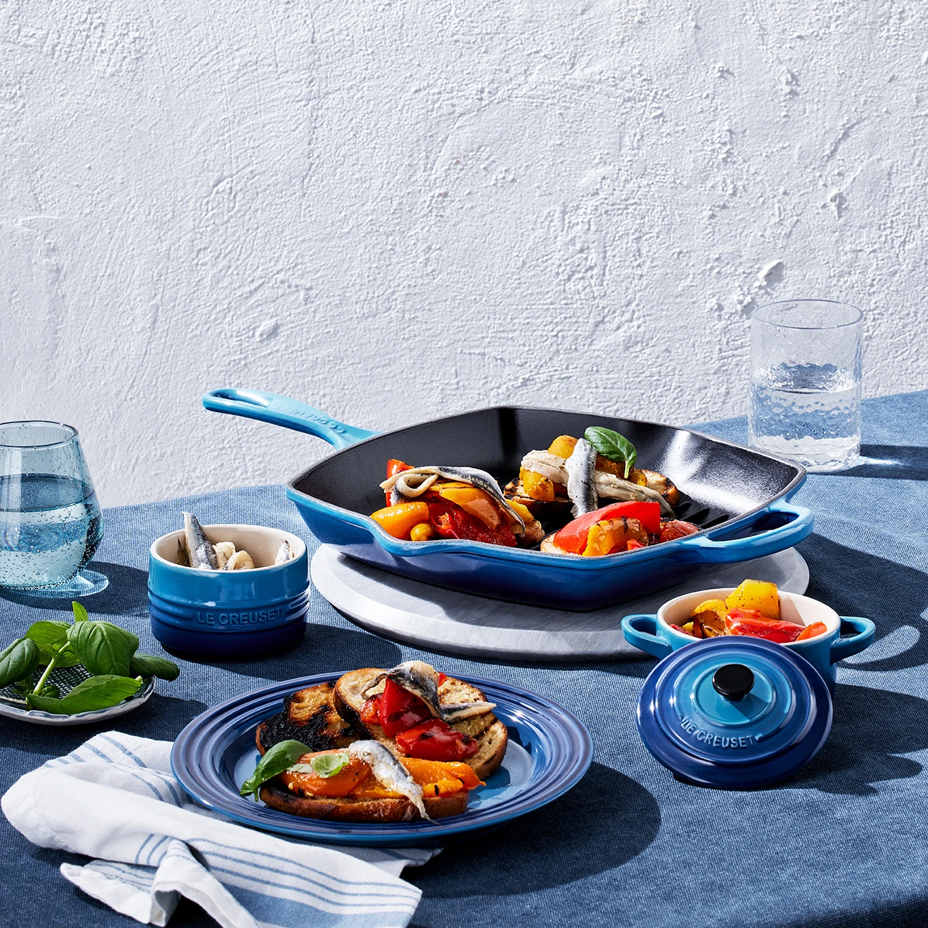 Le Creuset Grillpan Signature - Azure - 26 x 26 cm - geëmailleerde anti-aanbaklaag Le Creuset Grillpan Signature - Azure - 26 X 26 Cm - Geëmailleerde Anti-aanbaklaag -Goedkope Keuken Benodigdheden 20183262200422 alt4