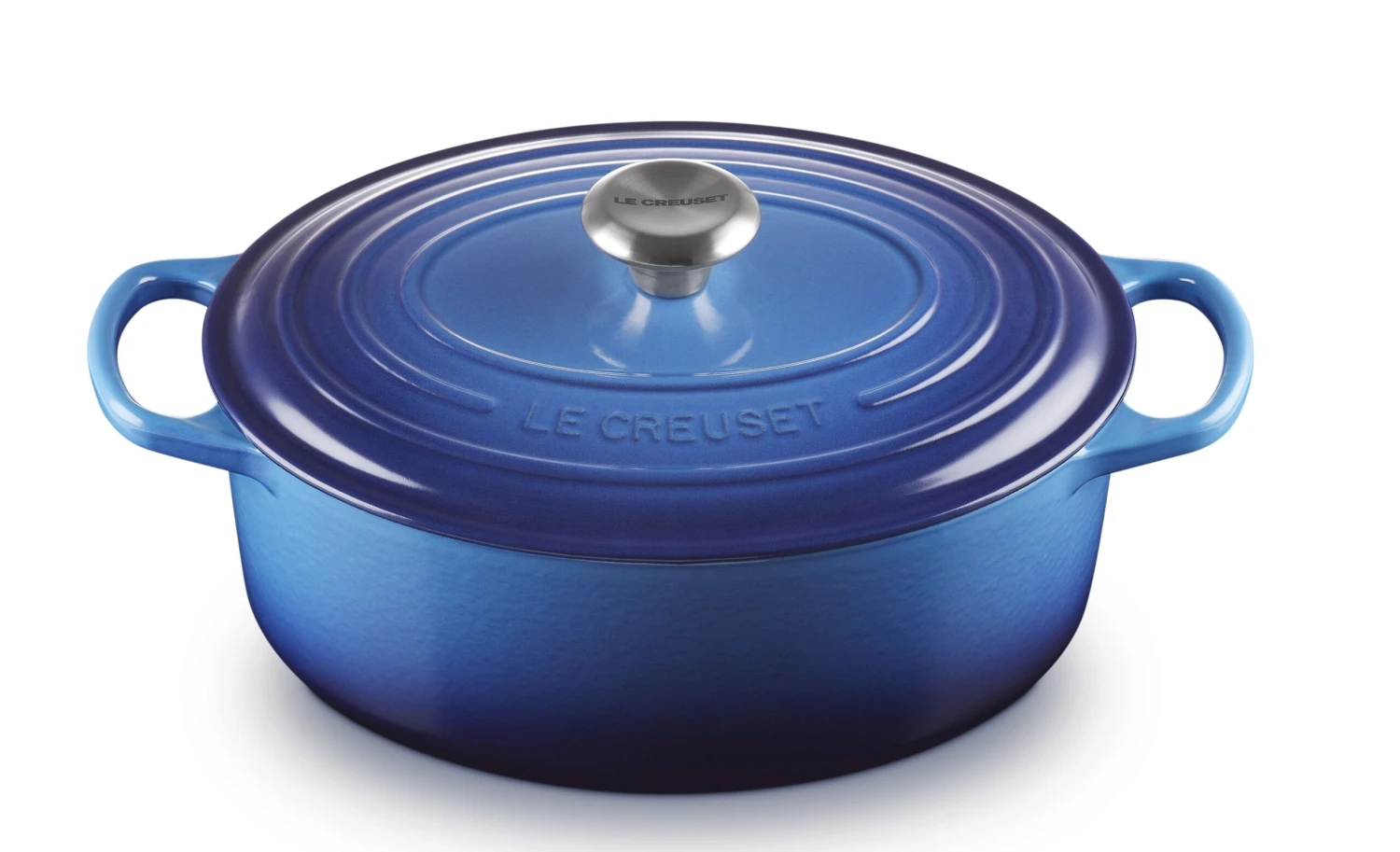 Le Creuset Braadpan Signature - Ovaal - Azure - ø 31 Cm / 6.3 Liter