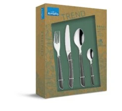 Amefa Bestekset Eclat - Leigrijs - 24-delig / 6 Personen -Goedkope Keuken Benodigdheden 2294SLTR42C71 4