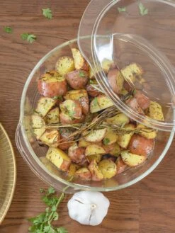 Sareva Ovenschaal Met Deksel - Hittebestendig Glas - ø 21.5 Cm / 2 Liter -Goedkope Keuken Benodigdheden 24082021 6