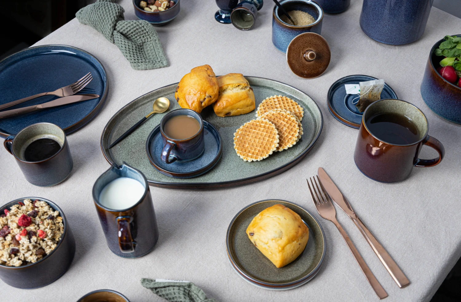 Cosy & Trendy Espresso Schotel Quintana Blue ø 12 cm Cosy & Trendy Espresso Schotel Quintana Blue ø 12 Cm -Goedkope Keuken Benodigdheden 25 quintana 25 scaled