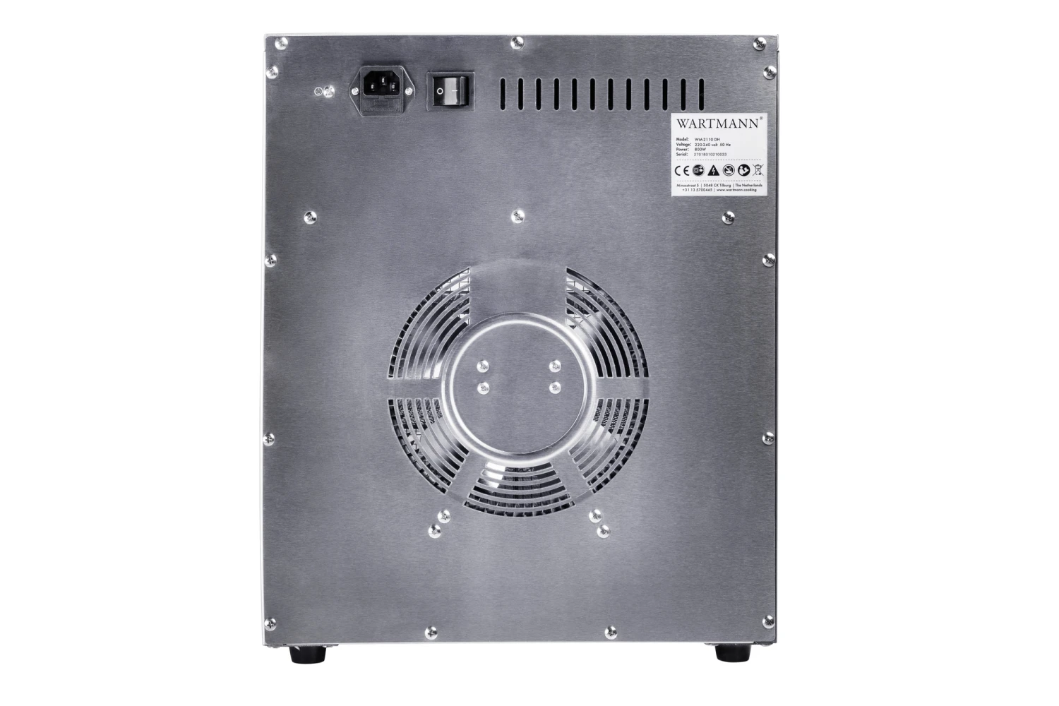 Wartmann Voedseldroger - 10 laags - zilver - WM-2110 DH Wartmann Voedseldroger - 10 Laags - Zilver - WM-2110 DH -Goedkope Keuken Benodigdheden 270180 4