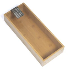 Organic Bestekbak - Bamboe - 38 X 15 X 7 Cm -Goedkope Keuken Benodigdheden 3 Kitchen Tools 25