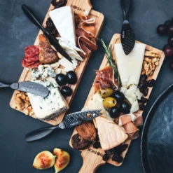 Boska Kaasmessenset Mini Monaco+ Zwart -Goedkope Keuken Benodigdheden 307088 BOSKACheeseKnifeSetMiniMonaco Black 2 2400x