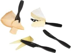 Boska Kaasmessenset Mini Monaco+ Zwart -Goedkope Keuken Benodigdheden 307088 BOSKACheeseKnifeSetMiniMonaco Black 3