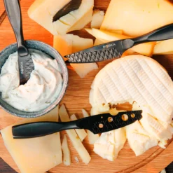 Boska Kaasmessenset Mini Monaco+ Zwart -Goedkope Keuken Benodigdheden 307088 BOSKACheeseKnifeSetMiniMonaco Black 9 2400x