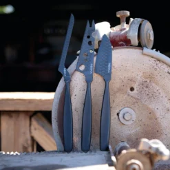 Boska Kaasmessenset Monaco+ Zwart - Met Lederen Hoes -Goedkope Keuken Benodigdheden 307089 BOSKACheeseKnifeSetMonaco Black 10 2400x