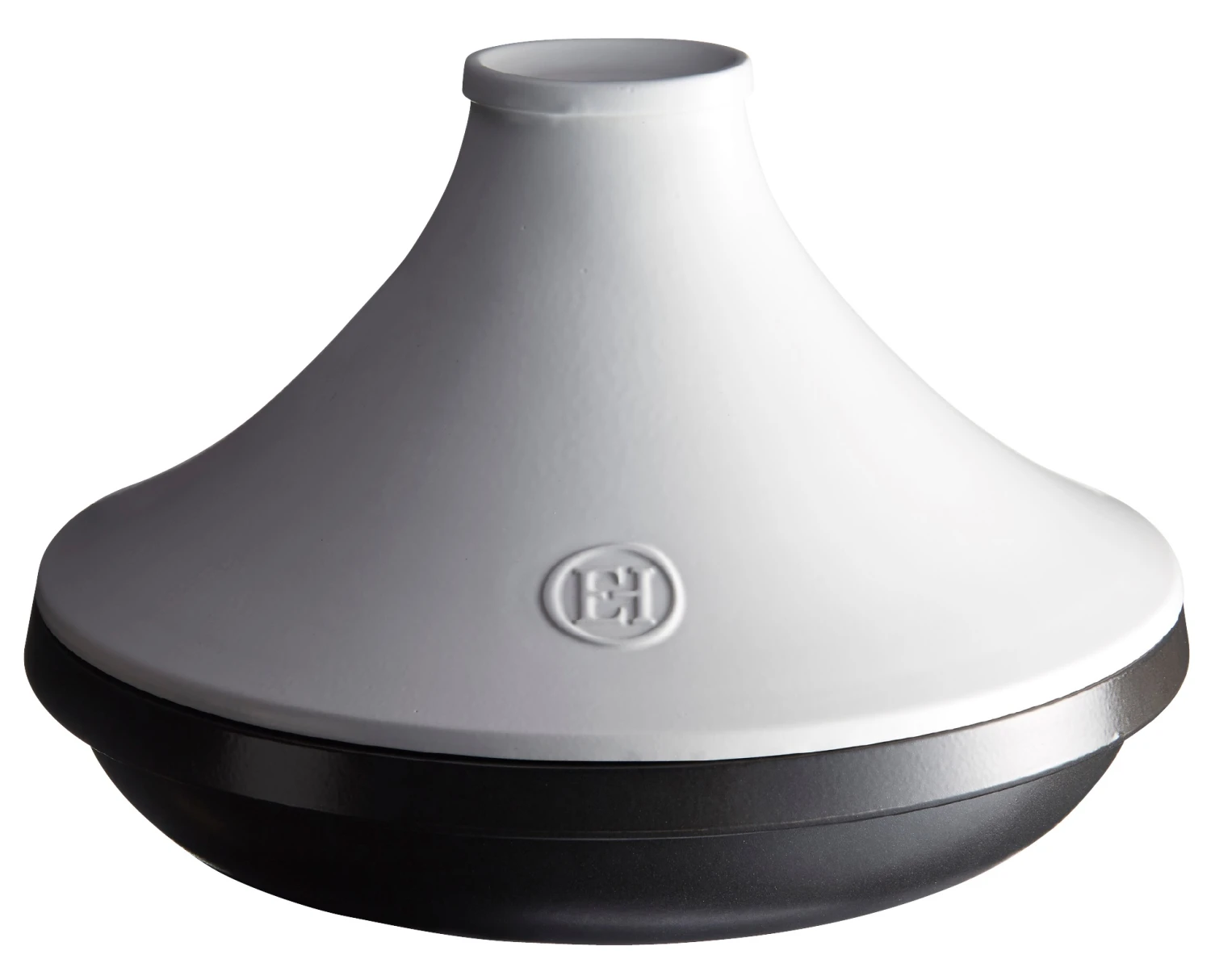 Emile Henry Tajine Delight - Zwart / Wit - Inductie - ø 33.5 cm / 4 liter Emile Henry Tajine Delight - Zwart / Wit - Inductie - ø 33.5 Cm / 4 Liter -Goedkope Keuken Benodigdheden 3289317766329 1