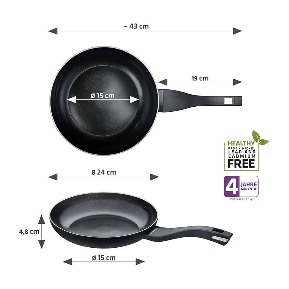 Berndes Koekenpan B.Green - ø 24 cm - standaard anti-aanbaklaag Berndes Koekenpan B.Green - ø 24 Cm - Standaard Anti-aanbaklaag -Goedkope Keuken Benodigdheden