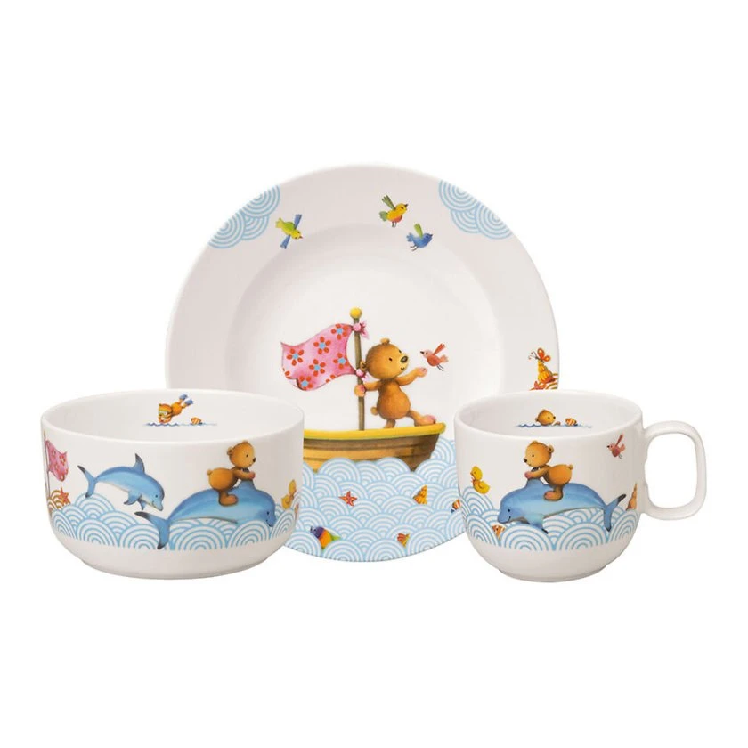 Villeroy & Boch Kinderservies Happy as a Bear - 3-delig Villeroy & Boch Kinderservies Happy As A Bear - 3-delig -Goedkope Keuken Benodigdheden 4003686418288