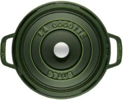 Staub Braadpan / Cocotte - Basilicum - ø 28 Cm / 6.7 Liter -Goedkope Keuken Benodigdheden 40509 354 0 2 1