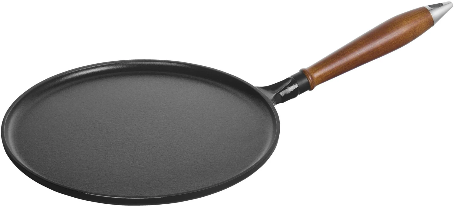 Staub Pannenkoekenpan - Zwart - ø 28 cm - geëmailleerde anti-aanbaklaag Staub Pannenkoekenpan - Zwart - ø 28 Cm - Geëmailleerde Anti-aanbaklaag -Goedkope Keuken Benodigdheden 40509 525 0 4 scaled