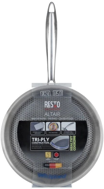 Resto Kitchenware Koekenpan Altair - ø 24 cm - standaard anti-aanbaklaag Resto Kitchenware Koekenpan Altair - ø 24 Cm - Standaard Anti-aanbaklaag -Goedkope Keuken Benodigdheden 4260403577189 12