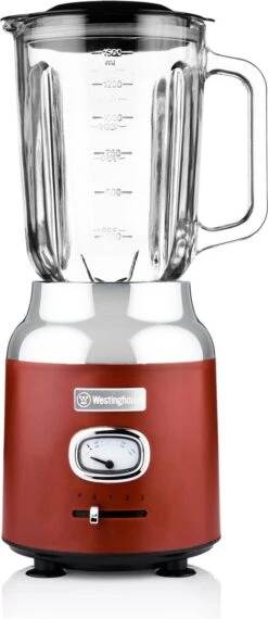 Westinghouse Retro Waterkoker + Broodrooster 2 Sleuven + Blender - Rood 4 Westinghouse Retro Waterkoker + Broodrooster 2 Sleuven + Blender - Rood -Goedkope Keuken Benodigdheden 520x1200