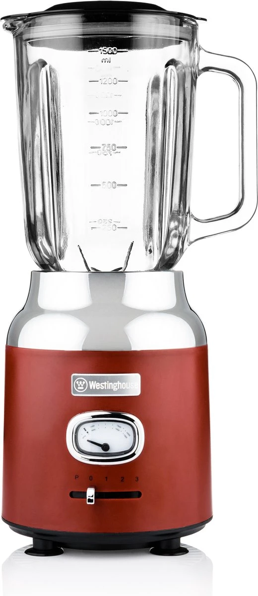 Westinghouse Retro Waterkoker + Broodrooster 2 Sleuven + Blender - Rood Westinghouse Retro Waterkoker + Broodrooster 2 Sleuven + Blender - Rood -Goedkope Keuken Benodigdheden