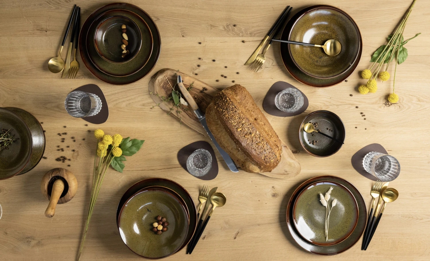 Jay Hill Serviesset Baltra - 16-delig / 4 personen - Bruin Jay Hill Serviesset Baltra - 16-delig / 4 Personen - Bruin -Goedkope Keuken Benodigdheden 6 Tavola Baltra 10