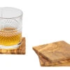 Jay Hill Onderzetters Tunea - Olijfhout - 10 X 10 Cm - 4 Stuks -Goedkope Keuken Benodigdheden 6199103904422