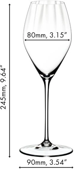 Riedel Champagne Glazen Performance - 2 Stuks -Goedkope Keuken Benodigdheden 688400028 dimensions bxnKLINQ 2