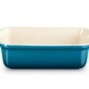 Le Creuset Ovenschaal Heritage - Deap Teal - 19 X 14 Cm / 1.1 Liter 2 Le Creuset Ovenschaal Heritage - Deap Teal - 19 X 14 Cm / 1.1 Liter -Goedkope Keuken Benodigdheden 71102196420001