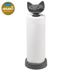 Koziol Keukenrolhouder Miaou Grijs -Goedkope Keuken Benodigdheden 7225701