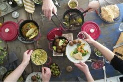 Staub Braadpan / Cocotte - Kersenrood - ø 22 Cm / 2.6 Liter -Goedkope Keuken Benodigdheden 750036246