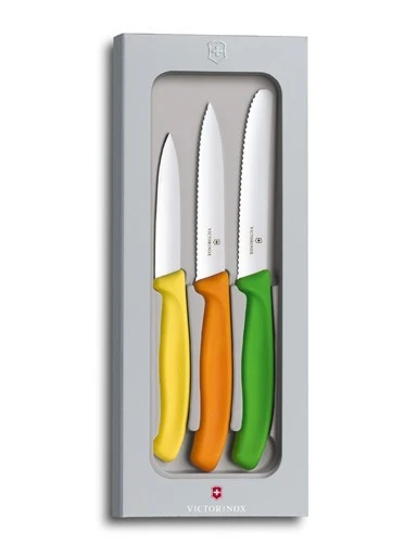 Victorinox Schilmessenset Bright - 3-Delig Victorinox Schilmessenset Bright - 3-Delig -Goedkope Keuken Benodigdheden 7611160053046