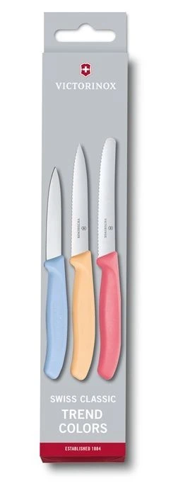 Victorinox Schilmessenset Pastel - 3-Delig Victorinox Schilmessenset Pastel - 3-Delig -Goedkope Keuken Benodigdheden 7613329141885