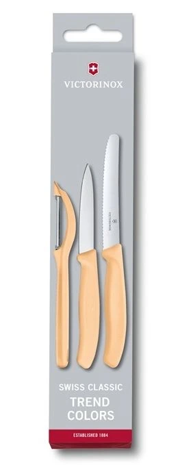 Victorinox Messenset Swiss Classic - Oranje - 3-delig Victorinox Messenset Swiss Classic - Oranje - 3-delig -Goedkope Keuken Benodigdheden 7613329142028 1