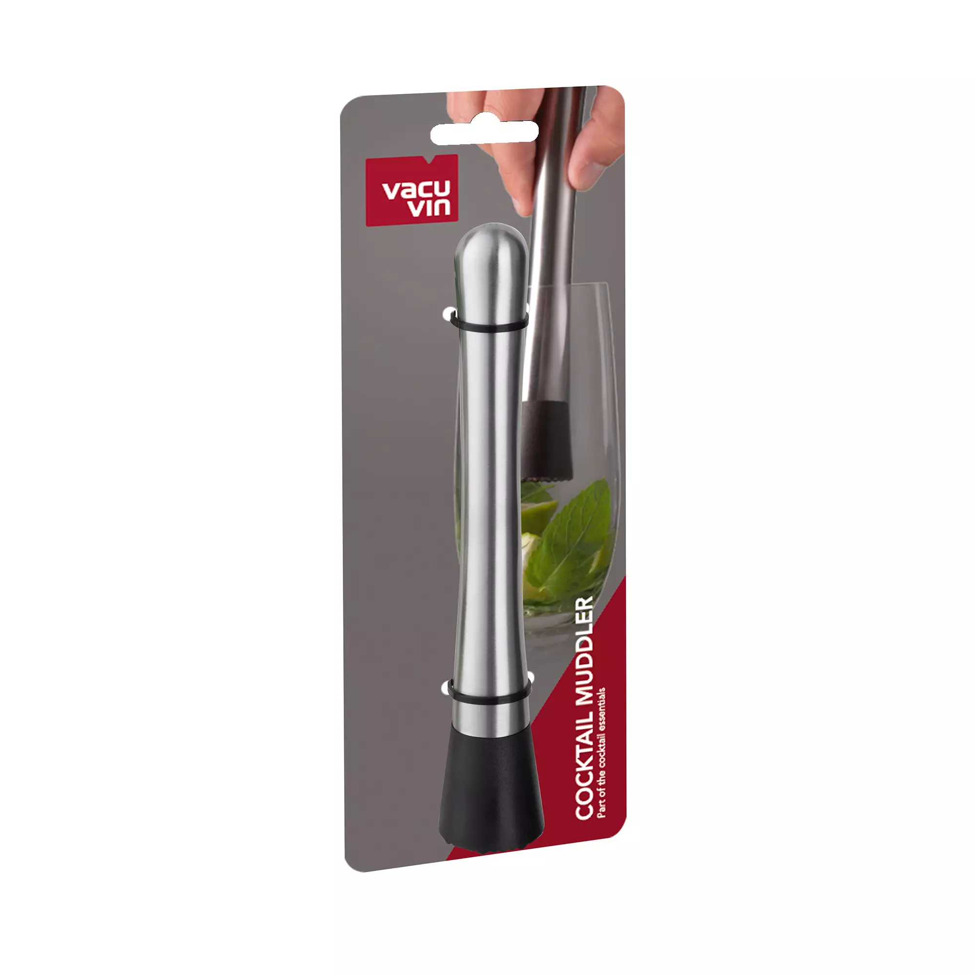 Vacu Vin Cocktailstamper - Zilver - 18.5 cm Vacu Vin Cocktailstamper - Zilver - 18.5 Cm -Goedkope Keuken Benodigdheden 78545606 Cocktail Muddler Pack