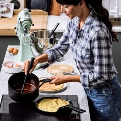 KitchenAid Steelpan Classic Forged - ø 20 Cm / 3.1 Liter - Keramische Anti-aanbaklaag -Goedkope Keuken Benodigdheden 813CAuPQxL. AC SL1500