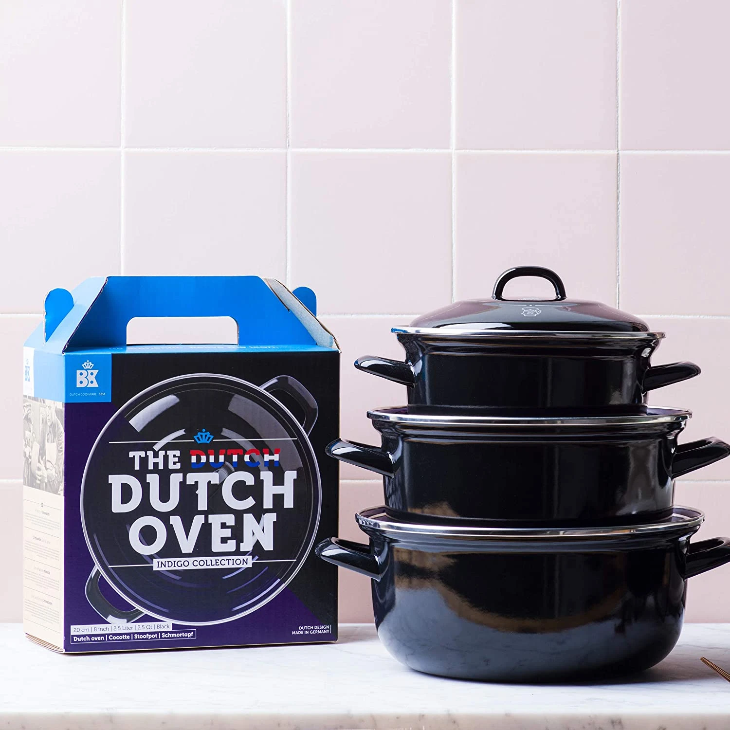 BK Braadpan Indigo - Zwart - ø 22 cm / 3.3 liter BK Braadpan Indigo - Zwart - ø 22 Cm / 3.3 Liter -Goedkope Keuken Benodigdheden 81p903phwaL. AC SL1500 1